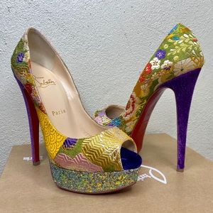 Christian Louboutin Heels Lady peep 150 tissue